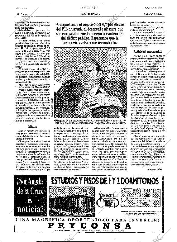 ABC MADRID 18-05-1996 página 28