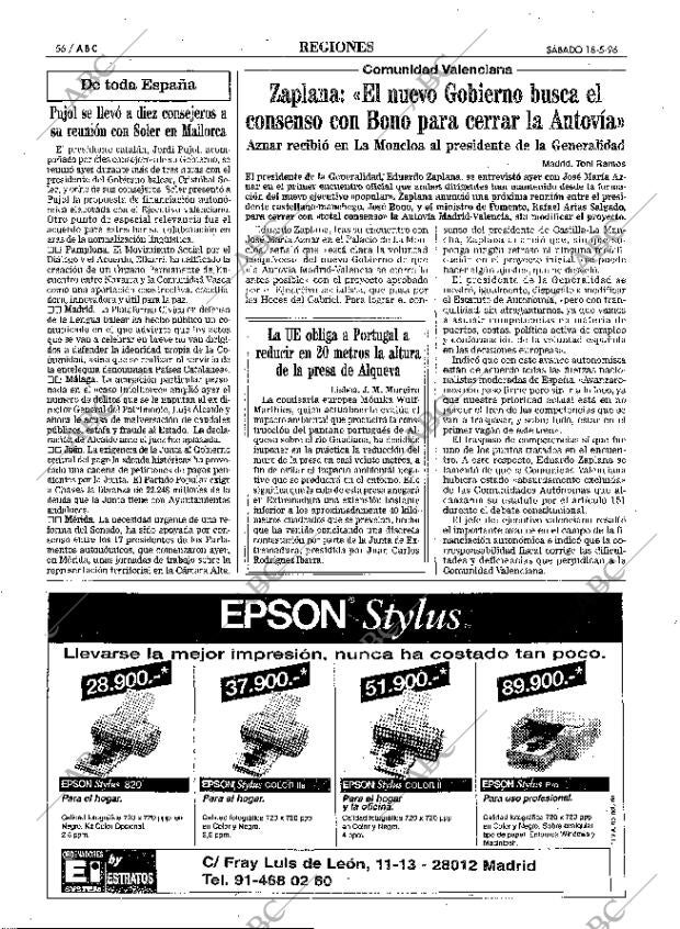 ABC MADRID 18-05-1996 página 56