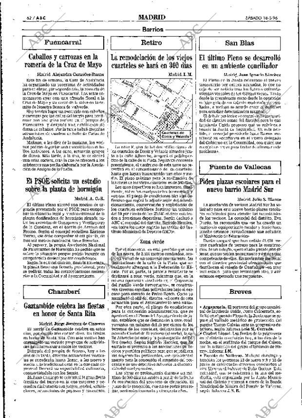 ABC MADRID 18-05-1996 página 62