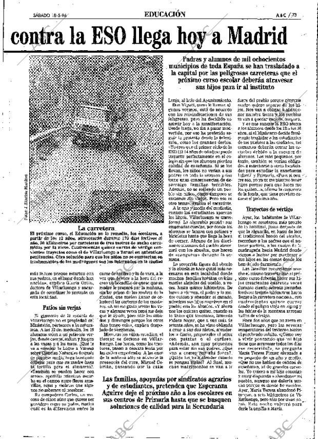 ABC MADRID 18-05-1996 página 73