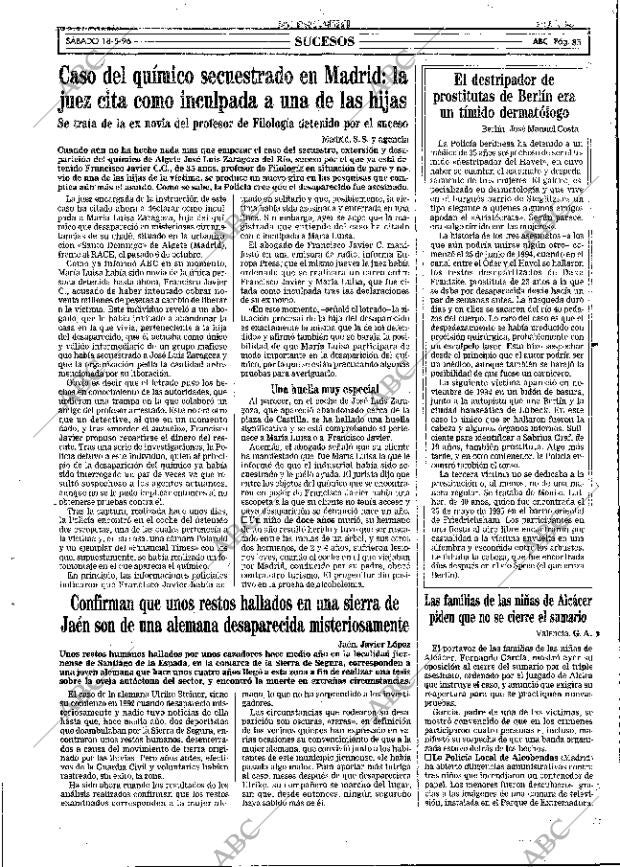 ABC MADRID 18-05-1996 página 85