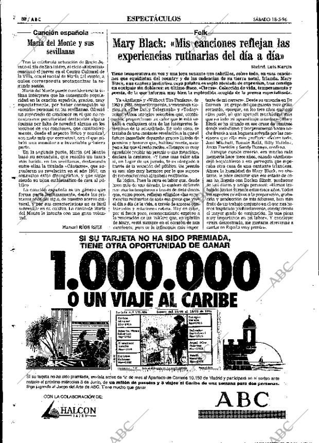 ABC MADRID 18-05-1996 página 88