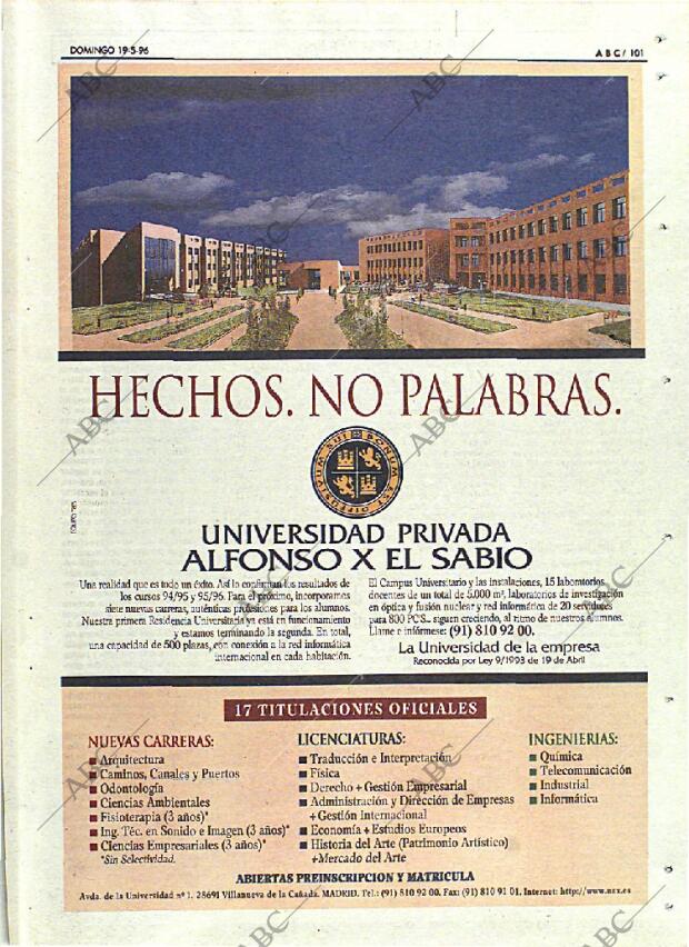 ABC MADRID 19-05-1996 página 101