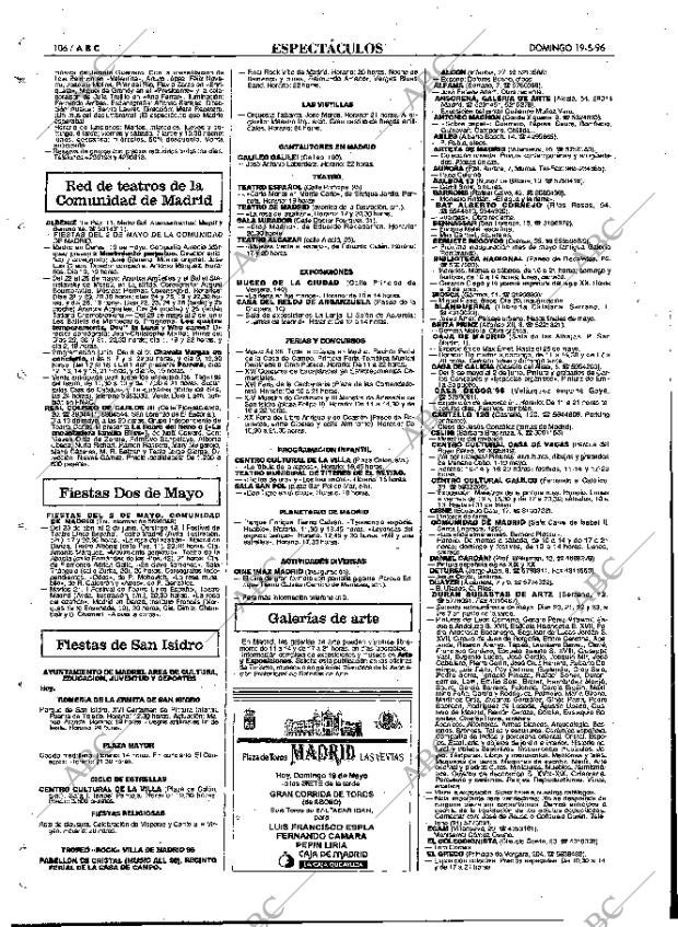 ABC MADRID 19-05-1996 página 106