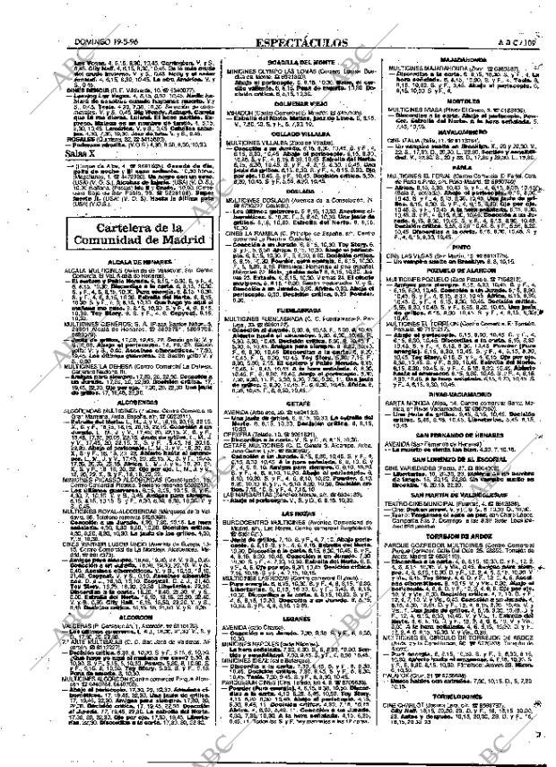 ABC MADRID 19-05-1996 página 109