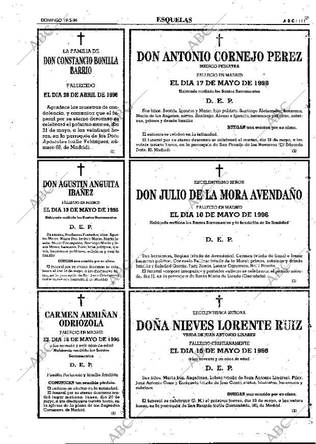 ABC MADRID 19-05-1996 página 111