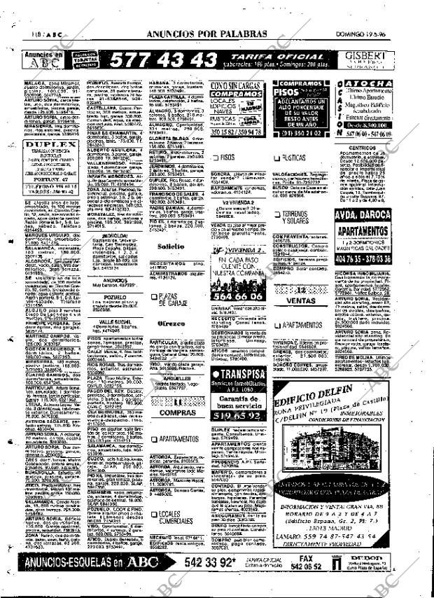 ABC MADRID 19-05-1996 página 118