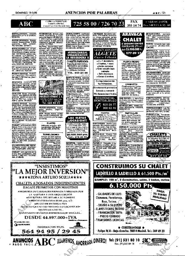 ABC MADRID 19-05-1996 página 121
