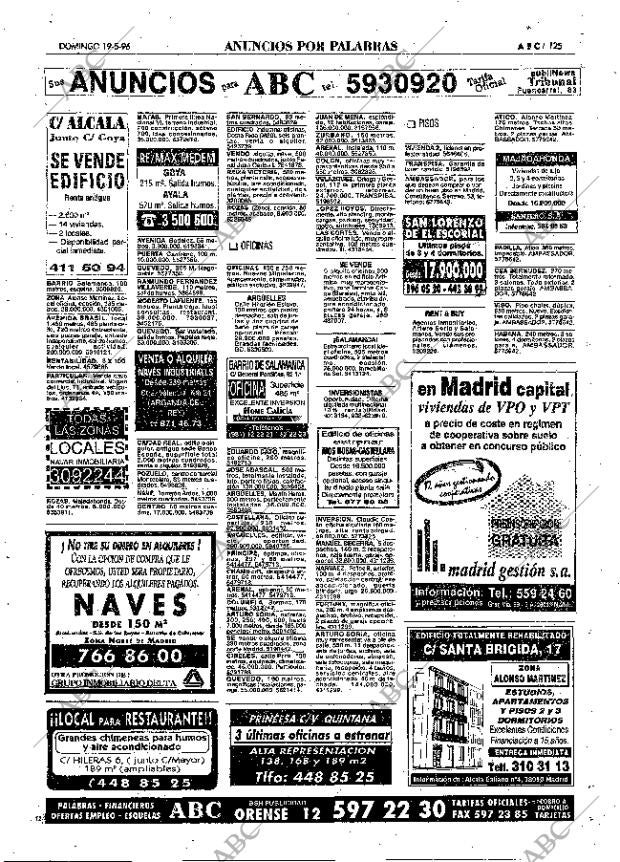 ABC MADRID 19-05-1996 página 125
