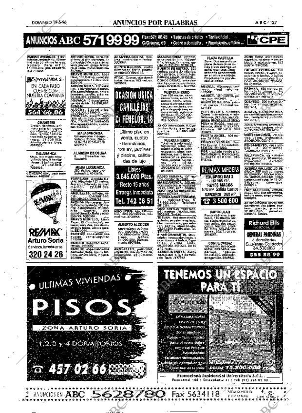 ABC MADRID 19-05-1996 página 127