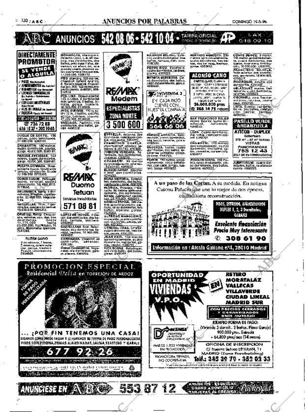 ABC MADRID 19-05-1996 página 130