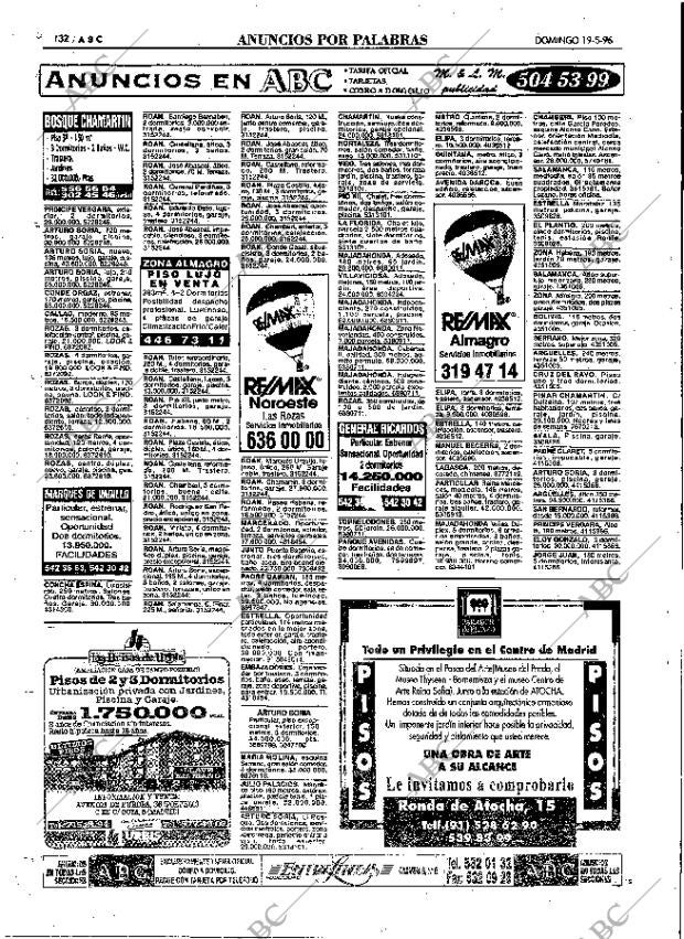 ABC MADRID 19-05-1996 página 132