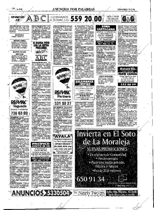 ABC MADRID 19-05-1996 página 134
