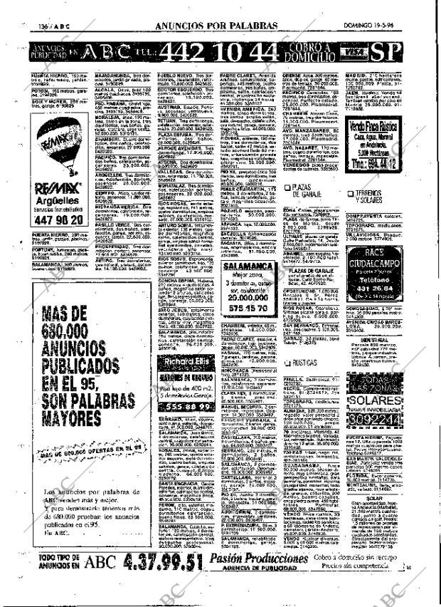 ABC MADRID 19-05-1996 página 136
