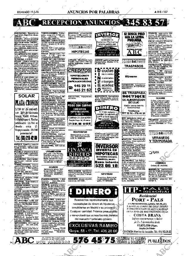 ABC MADRID 19-05-1996 página 137