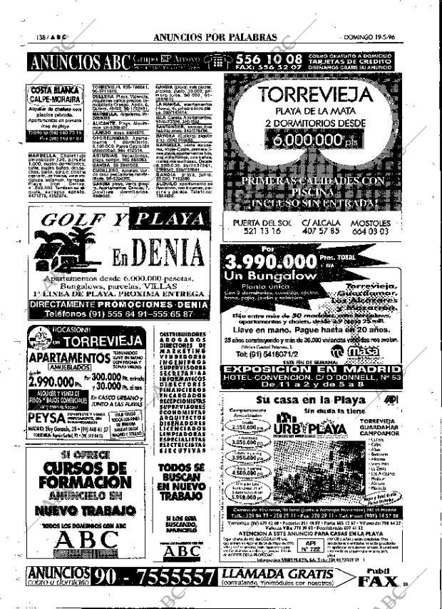 ABC MADRID 19-05-1996 página 138