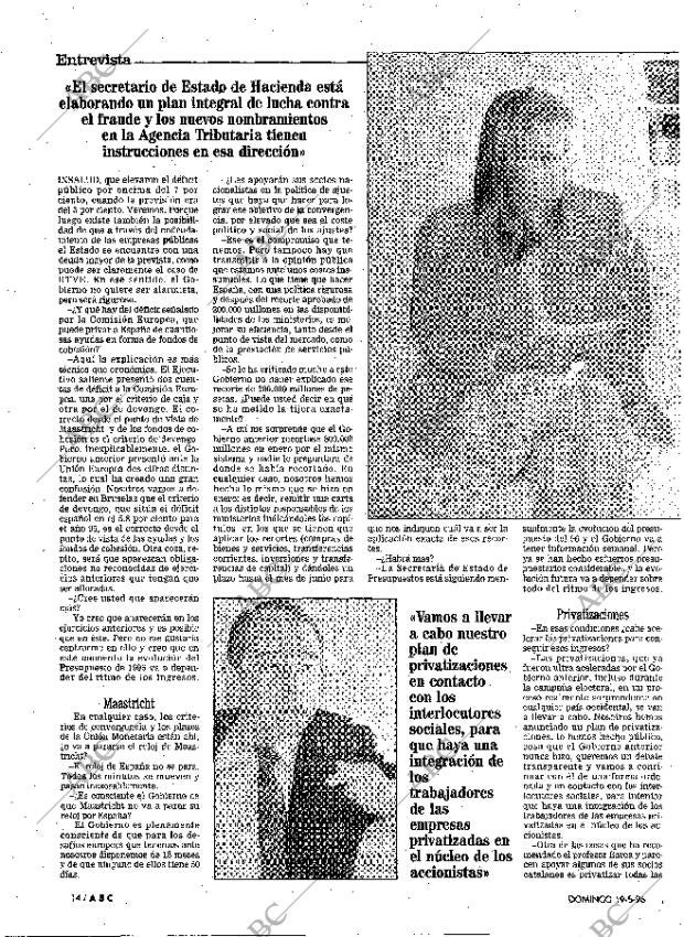 ABC MADRID 19-05-1996 página 14