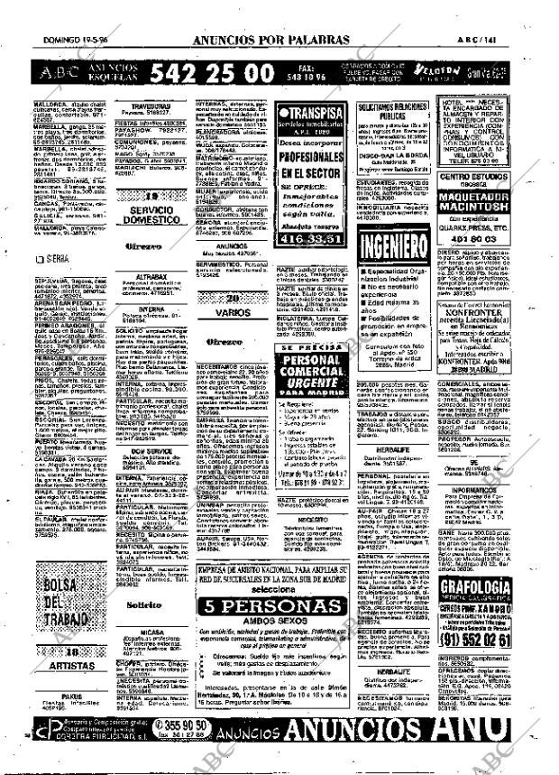 ABC MADRID 19-05-1996 página 141