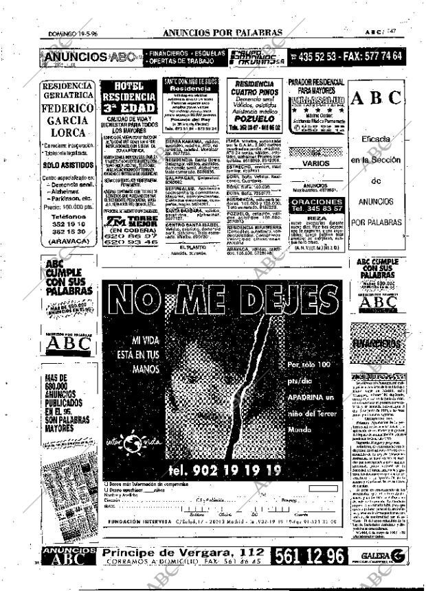 ABC MADRID 19-05-1996 página 147