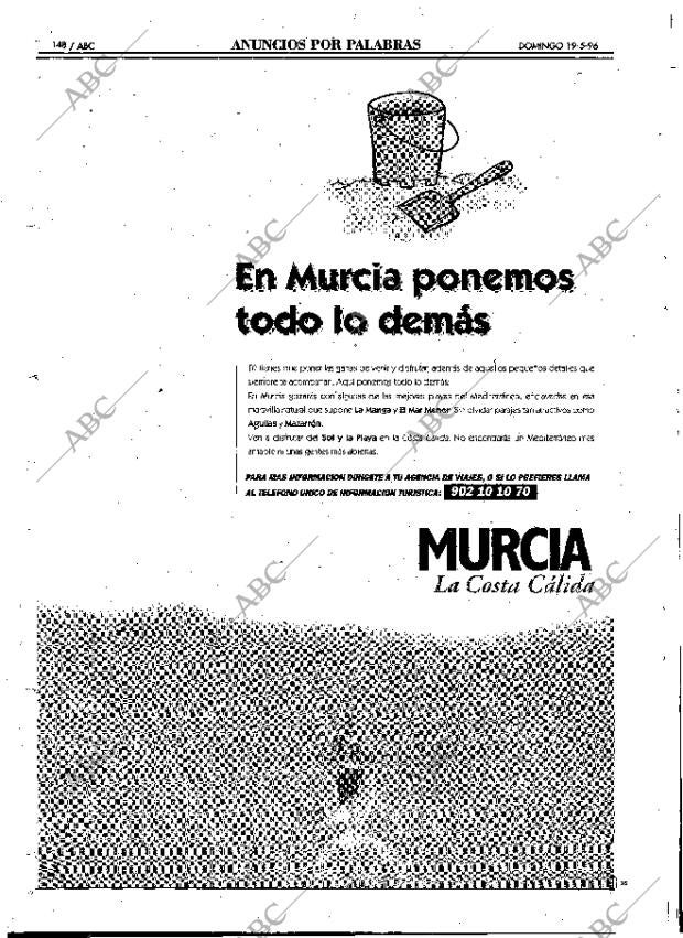 ABC MADRID 19-05-1996 página 148