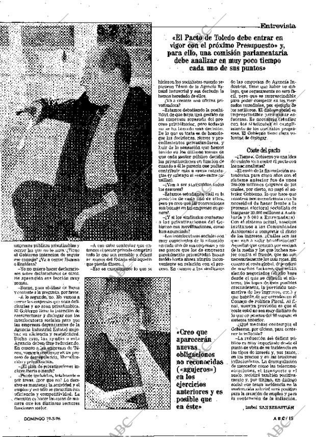 ABC MADRID 19-05-1996 página 15