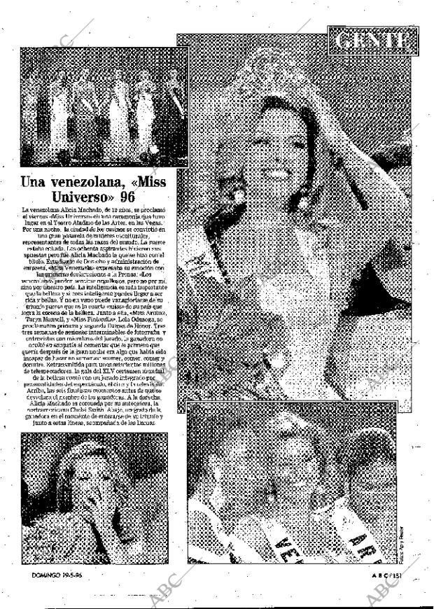 ABC MADRID 19-05-1996 página 151