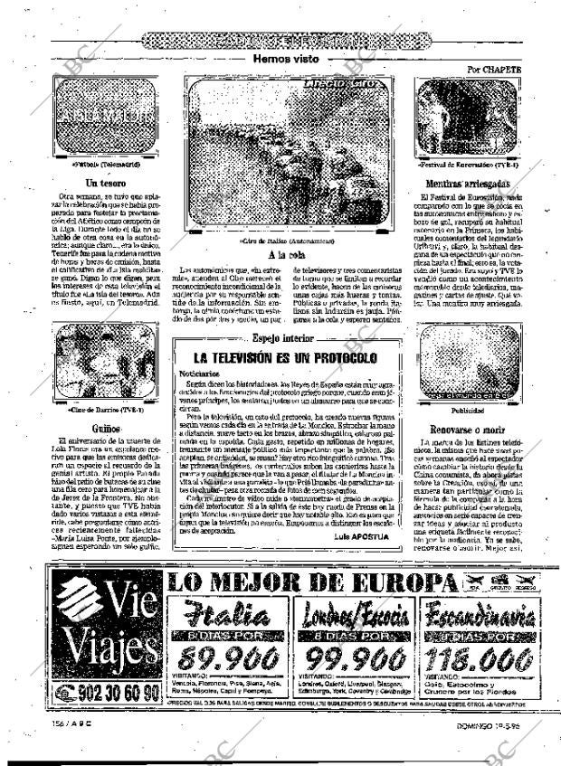 ABC MADRID 19-05-1996 página 156