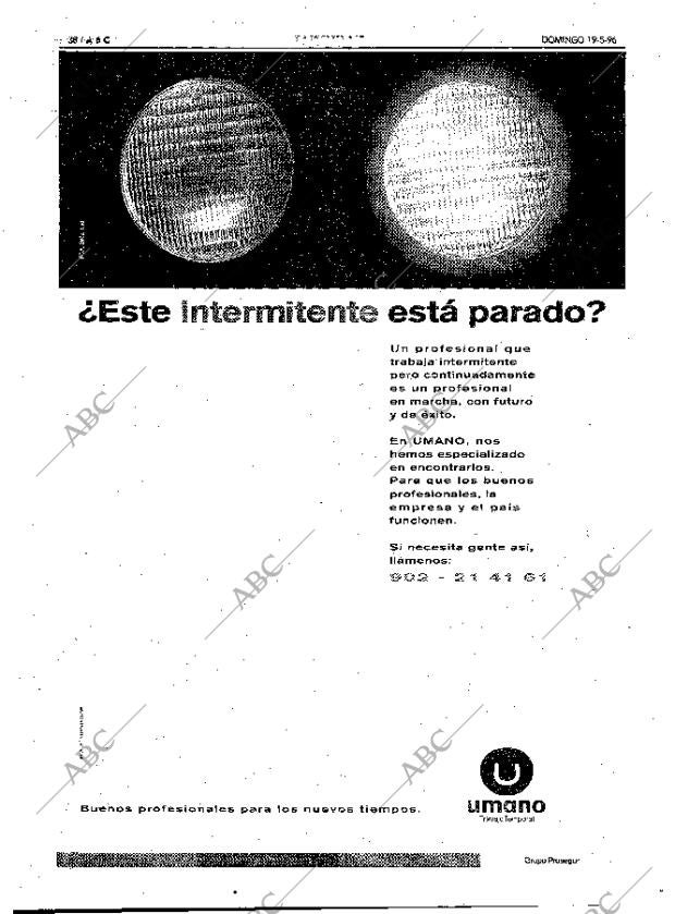ABC MADRID 19-05-1996 página 38