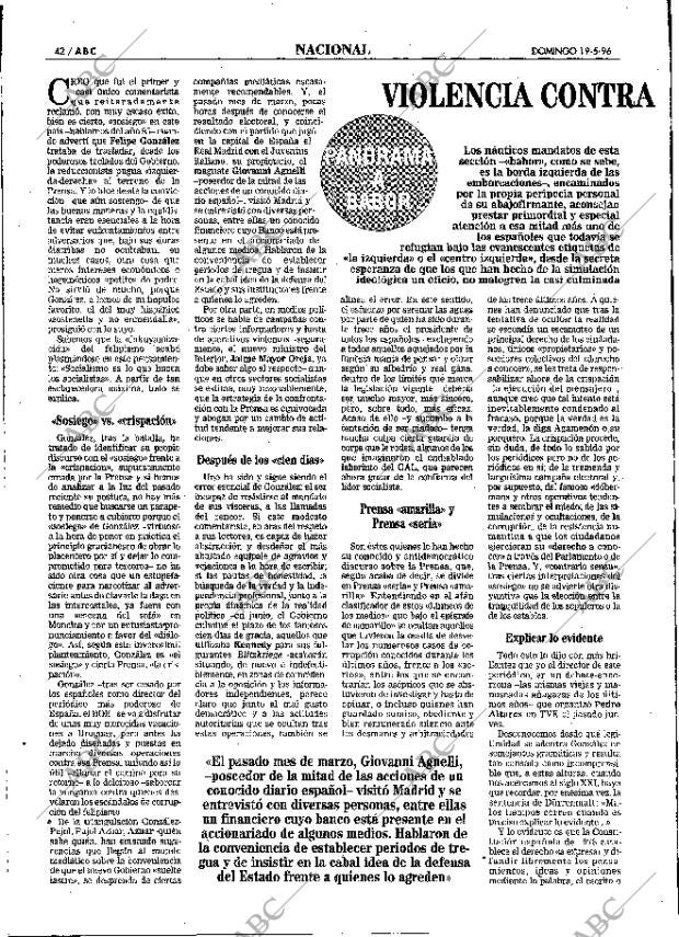 ABC MADRID 19-05-1996 página 42