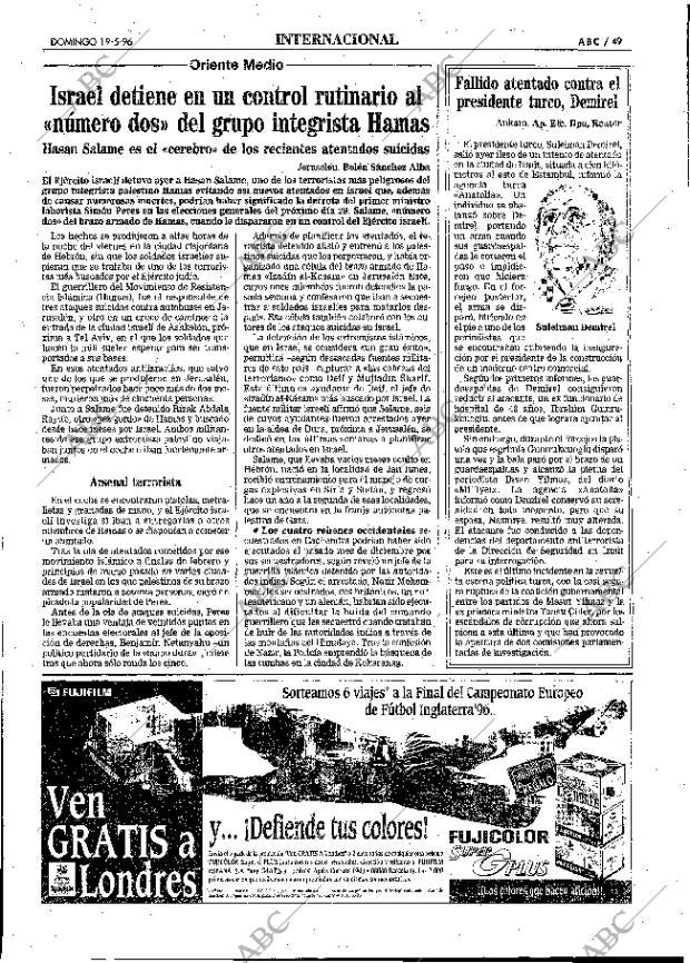 ABC MADRID 19-05-1996 página 49