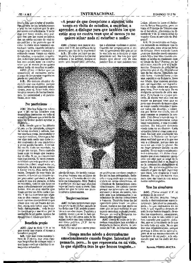 ABC MADRID 19-05-1996 página 52