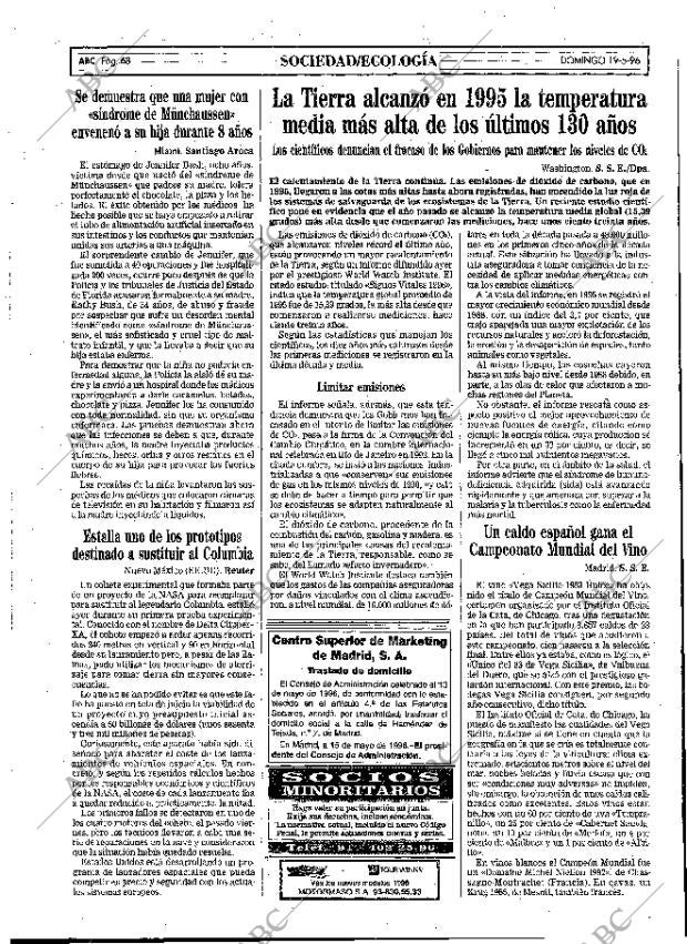 ABC MADRID 19-05-1996 página 68