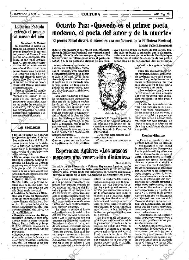 ABC MADRID 19-05-1996 página 69