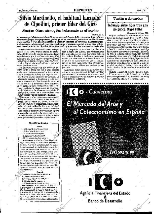 ABC MADRID 19-05-1996 página 91