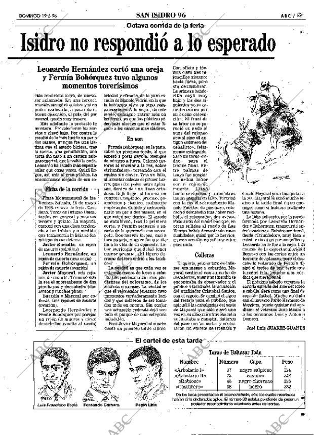 ABC MADRID 19-05-1996 página 93