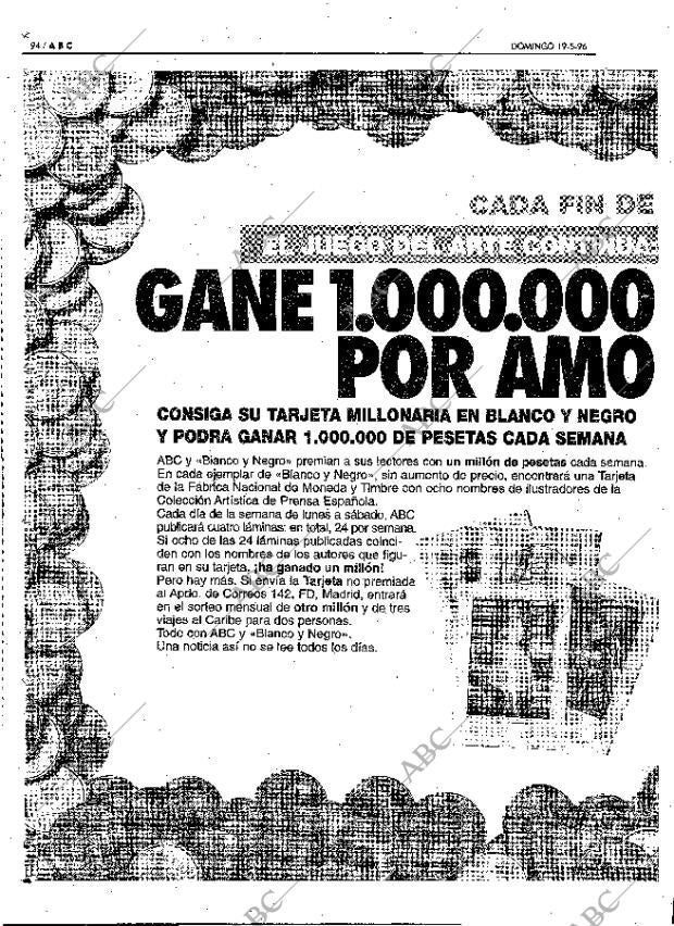 ABC MADRID 19-05-1996 página 94