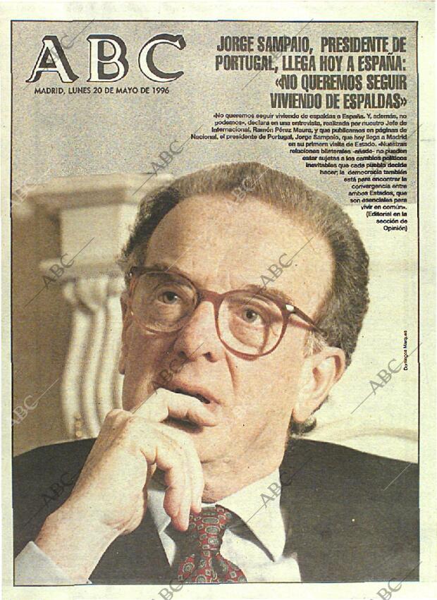 ABC MADRID 20-05-1996 página 1