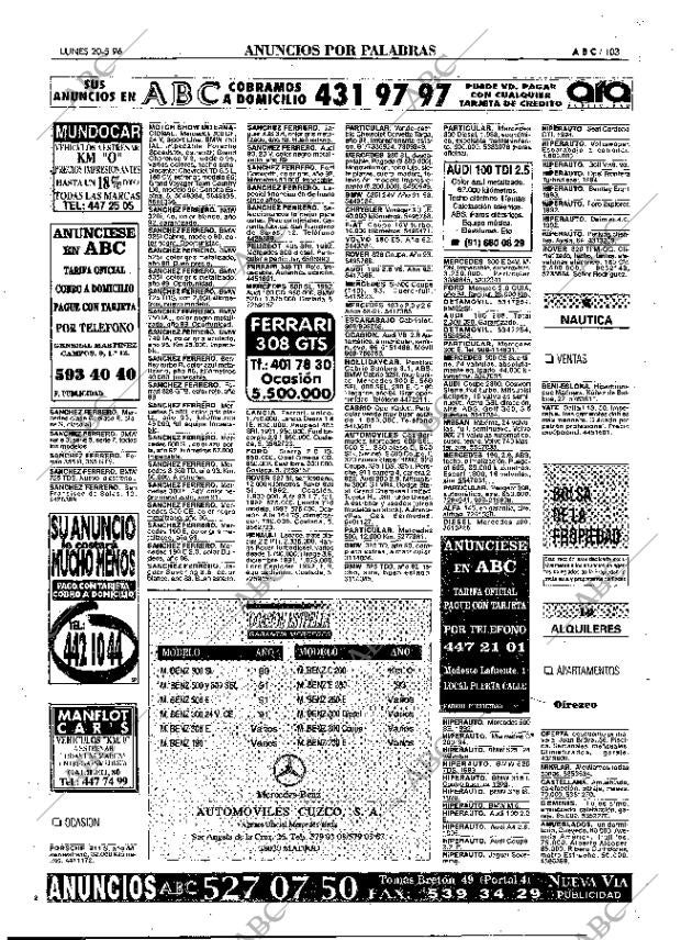 ABC MADRID 20-05-1996 página 103