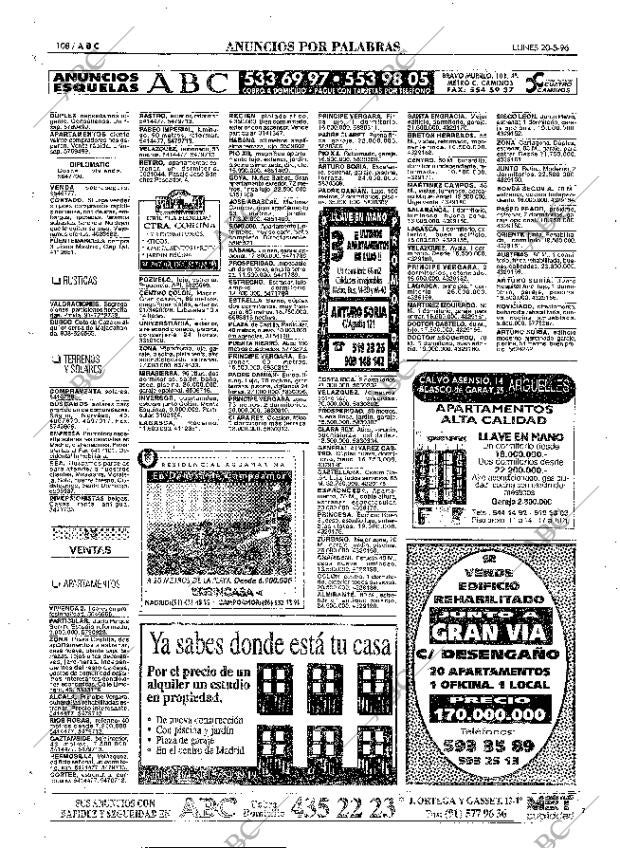 ABC MADRID 20-05-1996 página 108