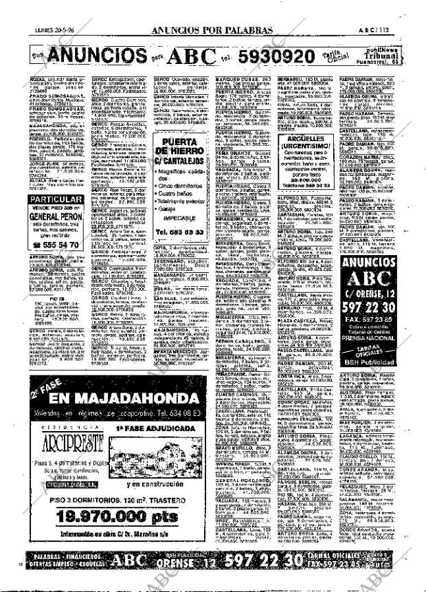 ABC MADRID 20-05-1996 página 113
