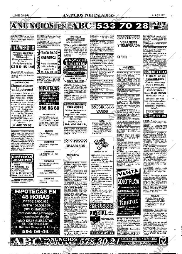 ABC MADRID 20-05-1996 página 117