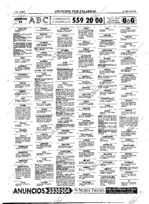 ABC MADRID 20-05-1996 página 122