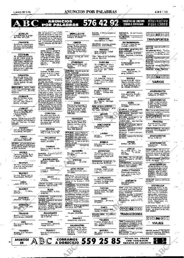 ABC MADRID 20-05-1996 página 123
