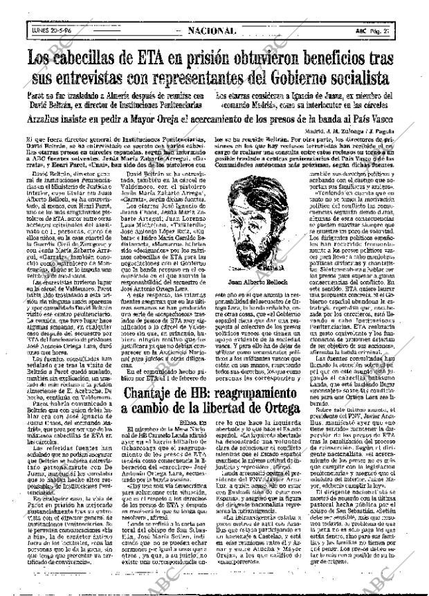 ABC MADRID 20-05-1996 página 21