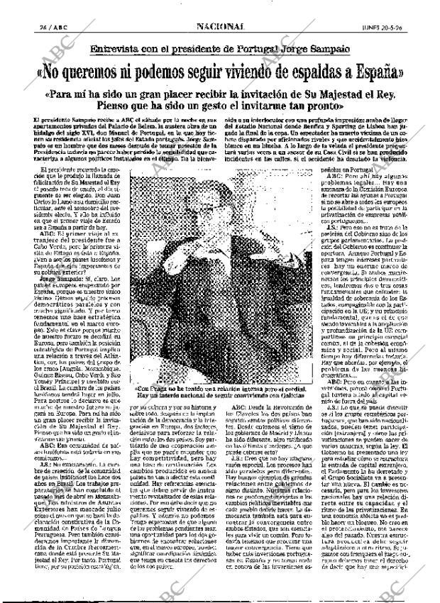 ABC MADRID 20-05-1996 página 26