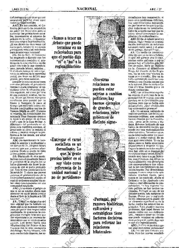 ABC MADRID 20-05-1996 página 27