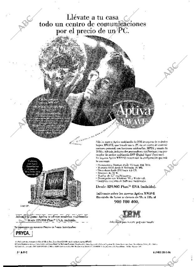 ABC MADRID 20-05-1996 página 4
