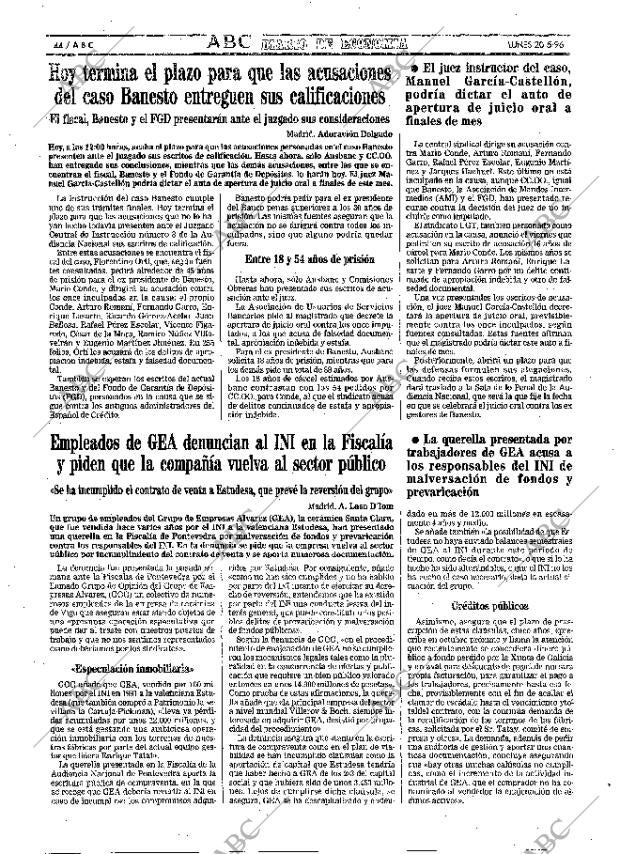 ABC MADRID 20-05-1996 página 44
