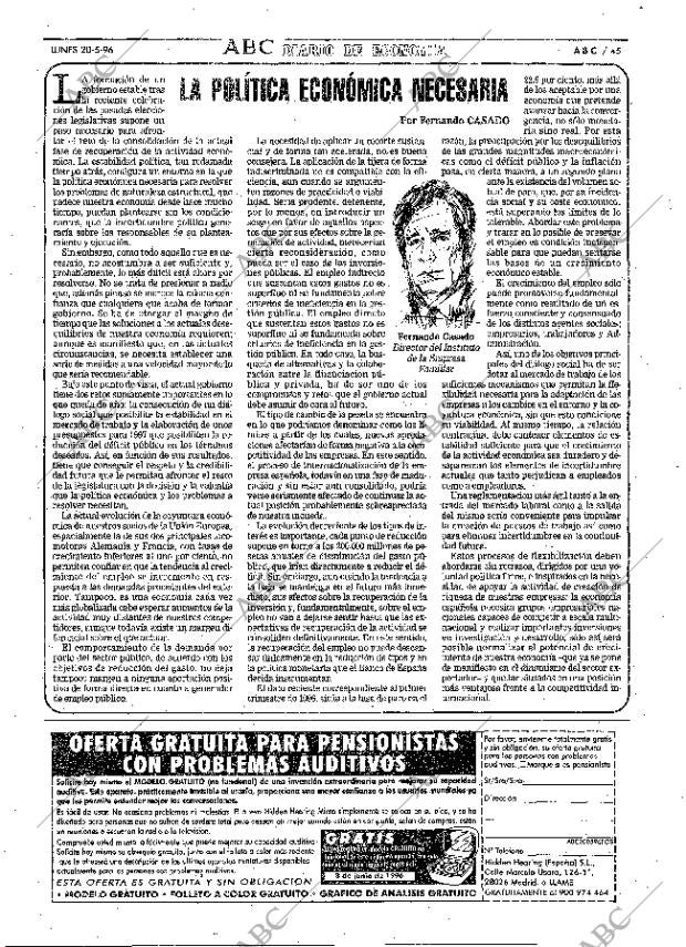 ABC MADRID 20-05-1996 página 45