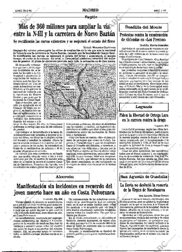 ABC MADRID 20-05-1996 página 61